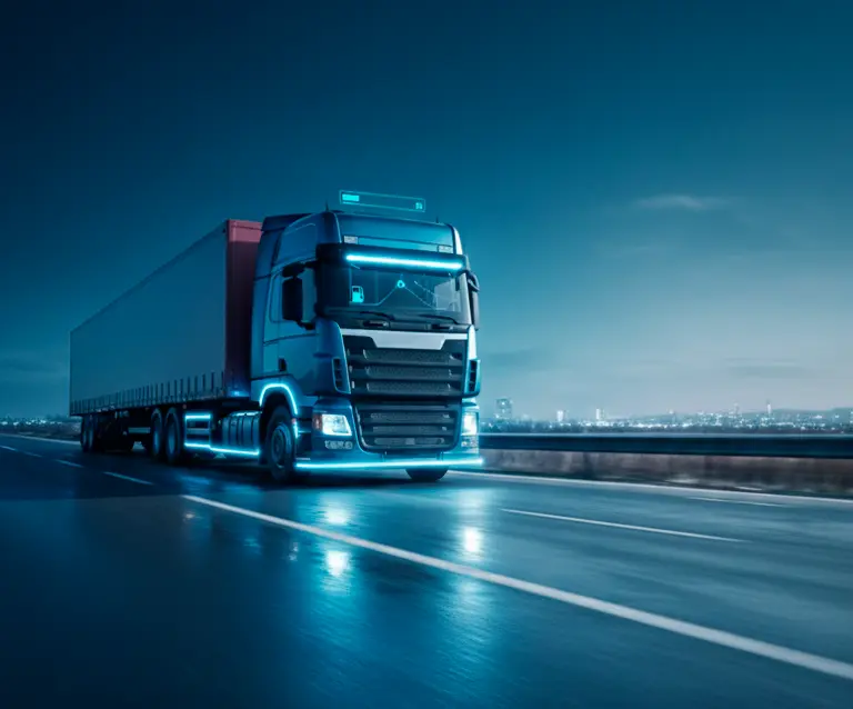 Sensor de combustible para flotas con camión monitoreado por GPS