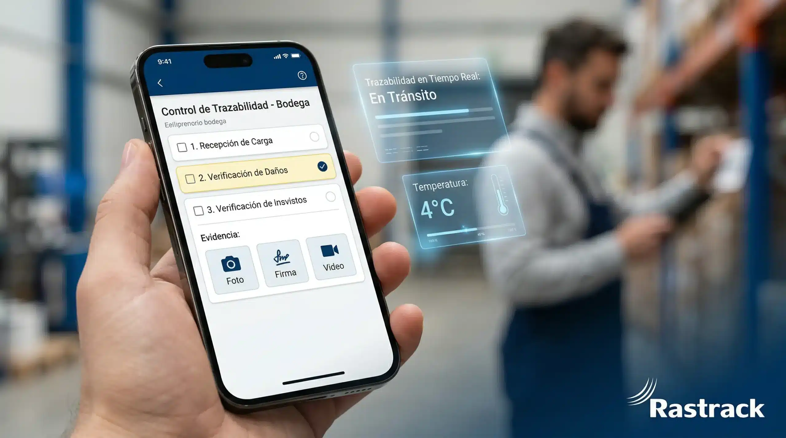 Formulario digital en app móvil para operación en campo con evidencia y trazabilidad